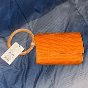 a new day Orange Clutch Wristlet